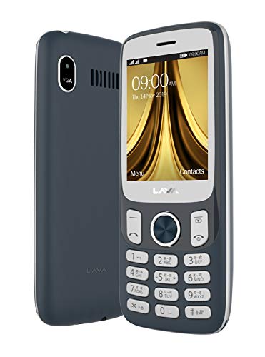 Image of Lava A5 (Blue Silver), Military Grade Certified with 3 Days Battery Backup, Sound Leakage Resistance, Super Battery Mode, Keypad Mobile