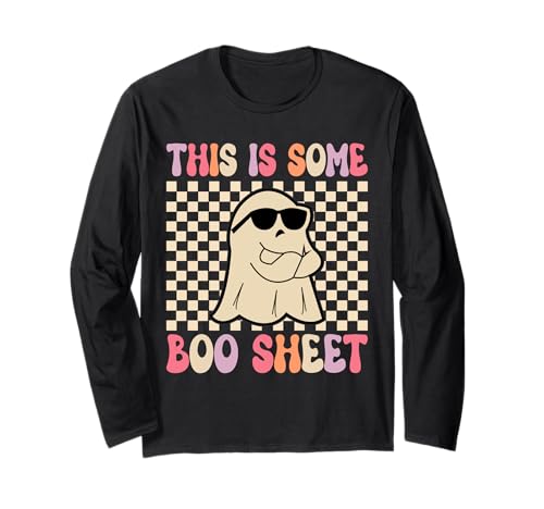 This Is Some Boo Sheet Halloween, divertido fantasma aterrador Manga Larga