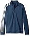 adidas Golf Boys B 3-Stripes Jacket, MINERAL BLUE, Medium