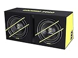 Ausführung: Subwoofer Box; Durchmesser: 2 x 30 cm; Belastbarkeit (RMS): 2000 Watt; Impedanz: 4x 2 Ohm; Netto Volumen: 90 L; Subwoofer: 2x GZIW 12SPL; Abmessungen: 840 x 400 x 430 (310) mm