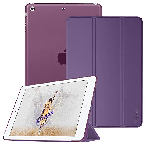 Preisvergleich Produktbild Fintie iPad Mini Hülle - Ultradünne Superleicht Schutzhülle mit transparenter Rückseite Abdeckung Cover mit Auto Schlaf / Wach Funktion für Apple iPad Mini / iPad Mini 2 / iPad Mini 3, Lila