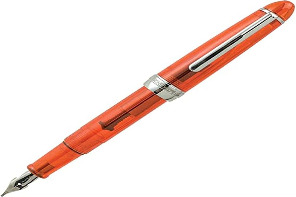 Monteverde Prima Monza ID Orange Fountain Pen - Flex