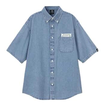 Amazon.co.jp: GU オーバーサイズシャツ(5分袖) Mrs. GREEN