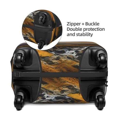 Luggage Cover Mountain Sunset Landscape Travel Luggage Covers Thicker Elastic Suitcase Cover Dustproof Baggage Cover Scratch-Resistant Suitcase Cover Protector Fit 18-32 Inch Luggage Small3