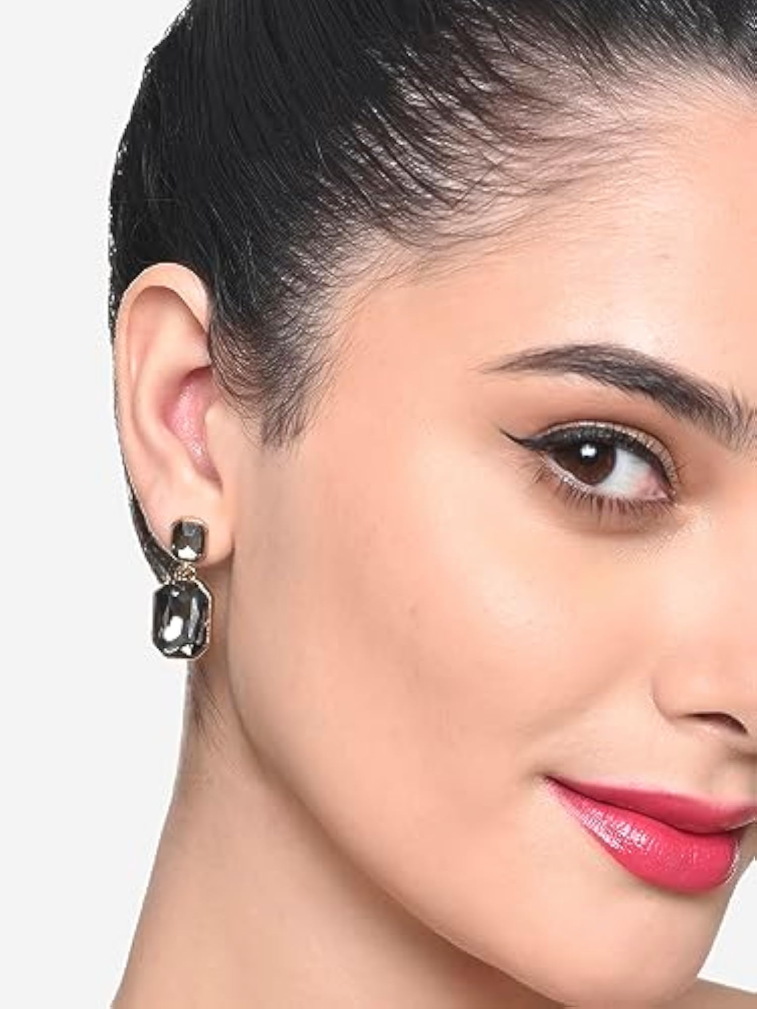 Crystal Shine Stones Studded Stud Earrings - ZPFK16216