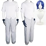 [DOKIDOKIICOS] アマテ・ユズリハ マチュ ニャアン シュウジ・イトウ コスプレ衣装 コスチューム 仮装 変装 Cosplay 文化祭 学園祭 撮影用 イベント 誕生日 プレゼント ハロウィン クリスマス フルセット (シュウジ・イトウ 豪華セット, XL)