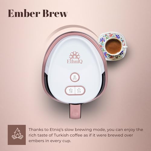 Cafetière turque EthniQ blanche au design élégant et épuré - 3