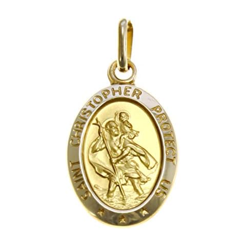 Alexander Castle 9ct Gold St Christopher Pendant Cover