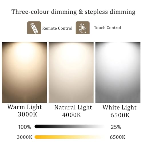 Apliques de pared LED regulables dorados con mando y batería 2