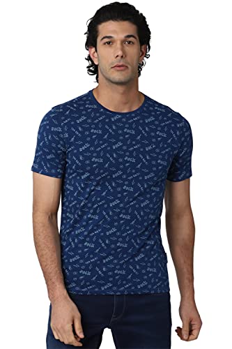 Image of Van Heusen Men's Cotton Slim Fit T-Shirt