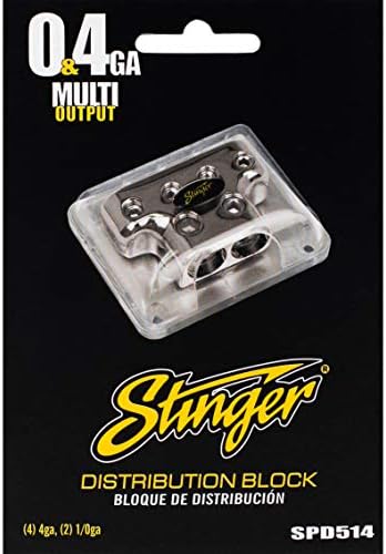 SPD514 PRO Series Power or Ground Distribution Block with ShocKrome Finish