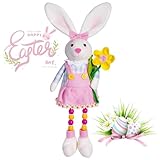 【Matière ultra douce】 Peluche lapin belier est fabriqué en peluche à poils longs de haute qualité et rembourré de coton PP haute résilience. Doux et moelleux au toucher, il ne se déforme pas, même après de longs câlins. La matière est sûre et hypoallergénique, vous pouvez donc le câliner en toute tranquillité.
