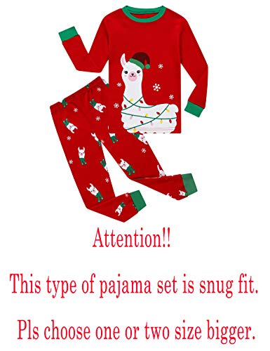 Image of KikizYe Little Big Boys Long Sleeve Pajama Sets 100% Cotton Pjs