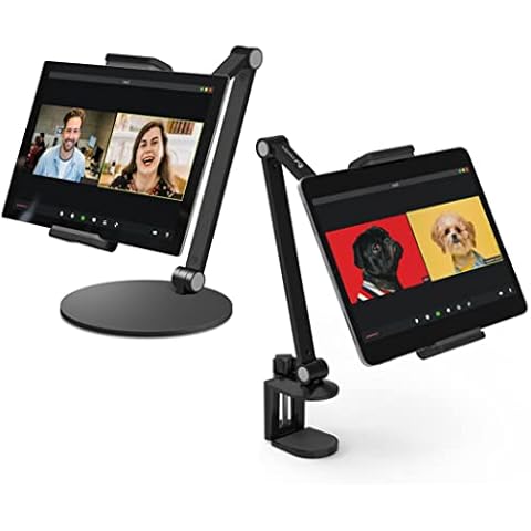 Inifispce Multi-Angle Adjustable Tablet Stand, Compatible with 4.7''-13'' Screens, Sturdy Metal Construction, Ergonomic Design for Comfortable Viewing Cover