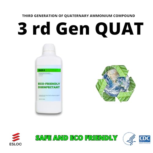 Image of Surface and Environment Disinfectant -3rd Gen QAC for Fumigation, Hospitals Equipment, Clinics, Eco Friendly Biodegradable (4 X 500 ML)