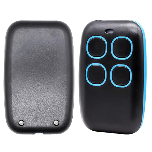 Universal Garagentor Fernbedienung, 4-in-1 Multifrequenz Rolling Code & Fester Code, Kompatibel mit 90+ Marken, Garagentoröffner Universal 433 MHz (Blau)