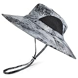 EINSKEY Sun Hat for Men/Women, Waterproof Wide Brim Bucket Hat Foldable Boonie Hat for Fishing Hikin