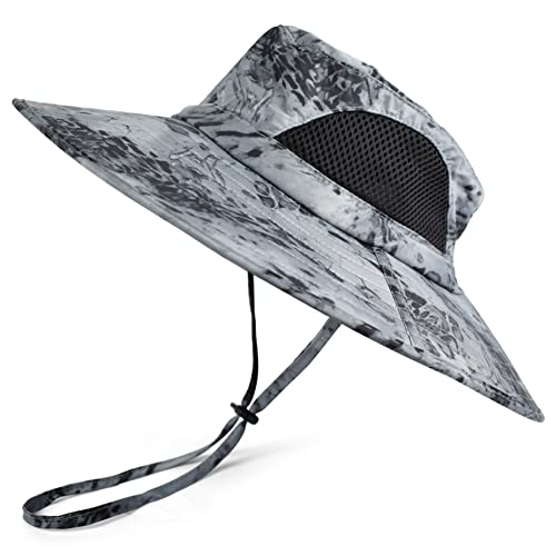 EINSKEY Sun Hat for Men/Women, Sun Protection Wide Brim Bucket Hat Waterproof Breathable Packable Boonie Hat for Fishing