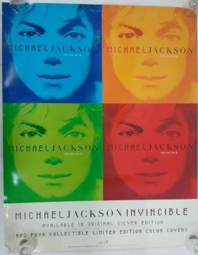 Michael Jackson Invincible Version 2 Poster : Amazon.de: Home