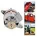 MOQNISE Permanent Magnet Generator 1000W 12V-14V High RPM Double-Ended Permanent Magnet Alternator Synchronous Generator with Built-In Voltage Regulator for Agricultural Vehicles Tricycles