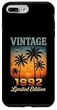 Photo Gallery vintage 1992 edizione limitata retro palm 33 anni compleanno custodia per iphone 7 plus/8 plus Photo Gallery vintage 1992 edizione limitata retro palm 33 anni compleanno custodia per iphone 7 plus/8 plus