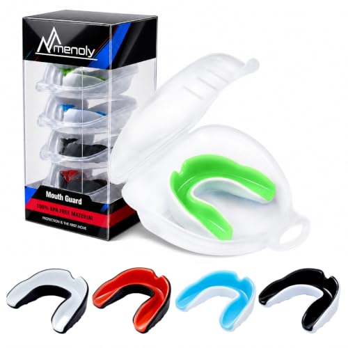 MENOLY 5 Packs Kids Mouth Guard - BPA Free Toddler Mouth...