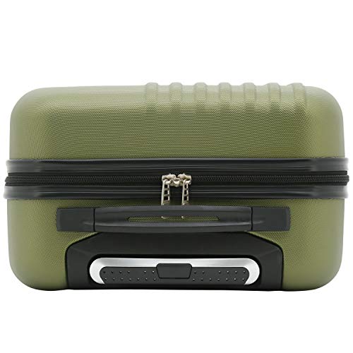 Travelers Club Cosmo Hardside Spinner Luggage, Fern Green, Carry-On 20-Inch
