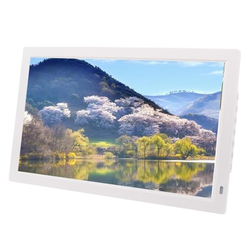 JTPMYFT Cornice Digitale Intelligente da 22 Pollici, Schermo IPS ad Alta Definizione, Album Fotografico elettronico(White)