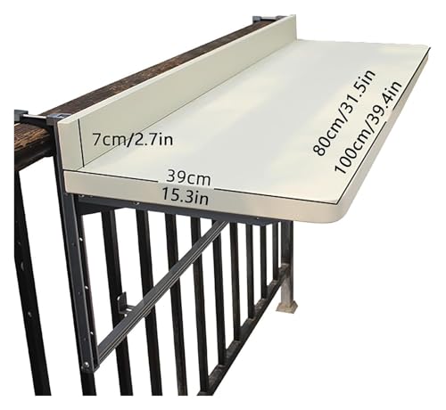 YHKJLYH B Bar Table Wall Mounted Folding Desk Space Saving