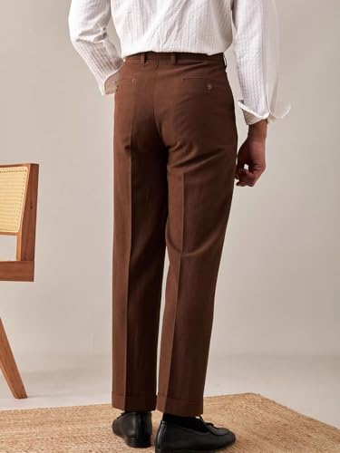 Vintage Men's Lightweight Linen Pants Causal Summer Premium Classic Comfort-Waist Dress Pants for Men4