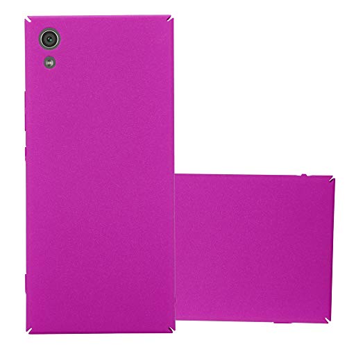 cadorabo Coque pour Sony Xperia XA1 en Frosty Rose Vif - Housse Protection Rigide en Plastique Dur avec Anti-Choc et Anti-Rayures - Ultra Slim Fin Hard Case...