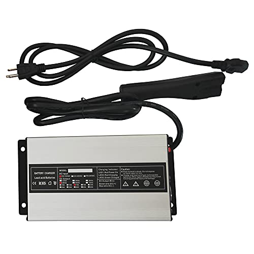 Abakoo New 48V 15A Rxv Golf Cart Battery Charger For Ez-Go Ezgo Txt With Rxv Plug 3 Prong Connector #TOP1