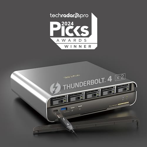 Image of QNAP TBS-h574TX-i5-16G-US 5 Bay High-Performance E1.S All-Flash NASbook with Intel Core Processor, Thunderbolt 4 and 10GbE (5G /2.5G /1G /100M /10M) Network Connectivity (Diskless)