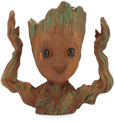 Jiyansh Creation Groot Shape Plant Pot for Gardening, Flower Pot for Home Decoration, Use it as a Table top Flower Pot or Pen Holder - Size - 15x15x5Cm (B08TVWDMD8) Amazon Price History, Amazon Price Tracker