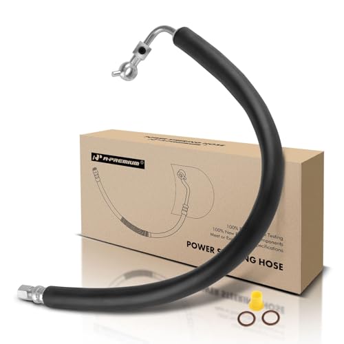A-Premium Power Steering Pressure Hose Line Assembly Compatible with Nissan Altima 2007 2008 2009 2010 2011 2012, 2.5L, with Washer, From Pump