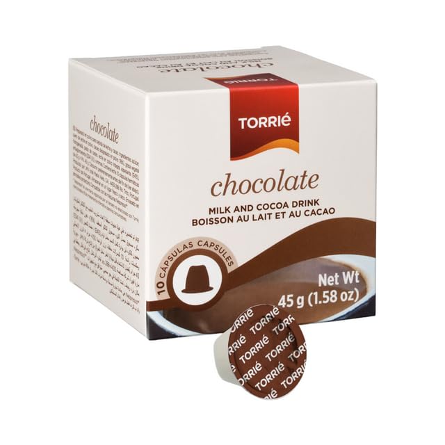 TorriéHot Chocolate Compatible with Nespresso® | Perfect for Iced Café Mocha, Chocolate Macchiato, Mocha Latte (30 pods)