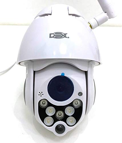 Câmera Ip Hd Externa Speed Dome Zoom 4x Wifi Prova De Água