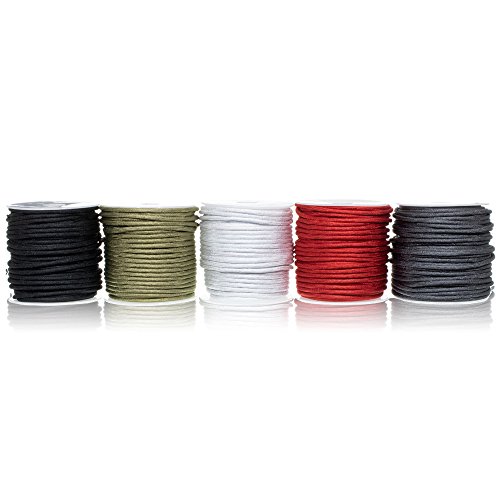 West Coast Paracord Variety Supplies Type Iii 550 Paracord Box Set – 100 Foot Spool Of 5 Colors (Iron) #TOP1