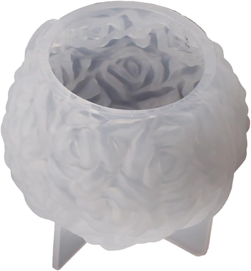 KAHDGSS Rose Ball Candle Mold Scented Candle Mold Round