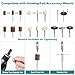 483Pcs Rotary Tool Accessories Kit, Universal Rotary Tool Attachments Set with Storage Case, Multi-Purpose Rotary Tool Bits for Sanding, Cutting, Grinding, Carving, Drilling, Polishing & DIY Crafts