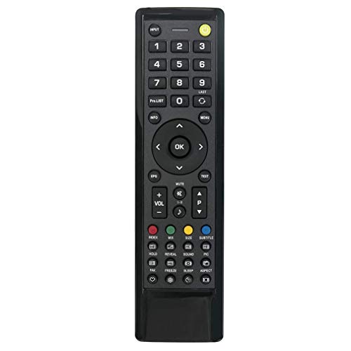 VINABTY Télécommande de Remplacement pour TV HANNspree HSG1138 HSG1112 HSG1074 HSG1117 HSG1241 HSG1248 HSG1231 Sj22dmab Sj25dmab HSG1113 HSG1139 SJ28DMBB HSG1142 St32amsb 52-4r280002g040 Sj32dmbb