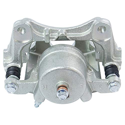Image of TRQ Front Brake Caliper Set Zinc Coated Brackets Hardware Compatible with 2004-2012 Chevrolet Malibu 2005-2010 Pontiac G6 2006-2009 Pontiac Solstice 2007-2009 Saturn Aura 2009-2010 Saturn Sky