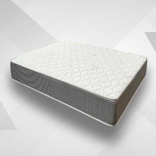 Colchón Viscoelástico Eco Sleep 24cm - Máxima Adaptabilidad, Hipoalergénico, Tratamiento Antiácaros y Antibacteriano - Fresco en Verano y Cálido en Invierno - Fabricado en Valencia - COLCHONES RANDOR.