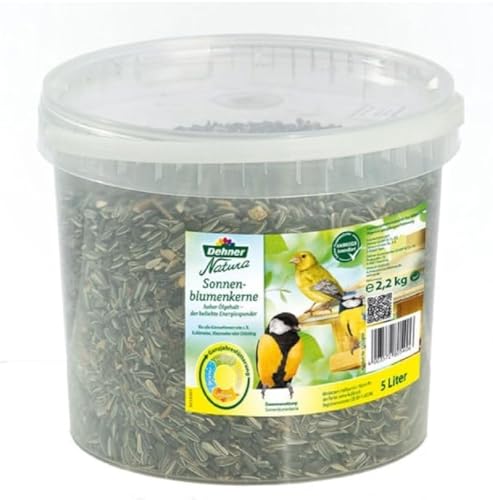 Dehner Mangime per Uccelli Selvatici, Semi di Girasole, 2,2 kg