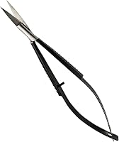 Joey Healy Precision Brow Scissors - Ergonomic Stainless Steel Eyebrow Trimmers with Spring Grip for Perfect Shaping