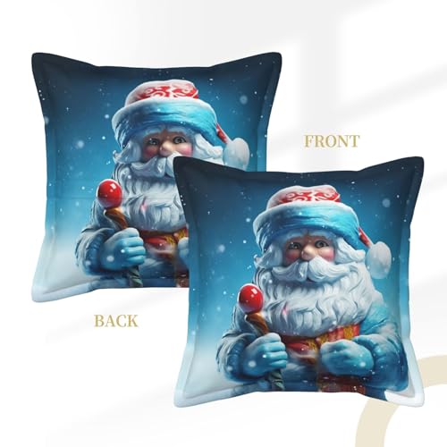 Housses de coussin décoration rustique de Noël, cadeau idéal 40x40 cm - 8