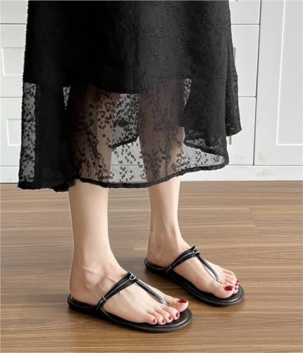 Women’s Fashion Flip Flops Comfortable Slip On Open Toe Summer Beach Thong Walking Sandals For Indoor Outdoor Daily4