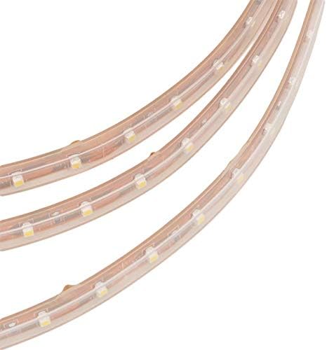 Miniatura 3 de Tira de cinta flexible impermeable de 16.4 pies con 300xSMD3528 LED en funda de silicona de 12 voltios, color blanco, 2047WH