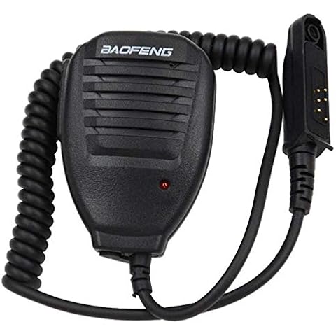 TENQ Speaker Microphone for BaoFeng UV-9R Plus BF-A58/9700/R760 GT-3WP Walkie Talkies Cover