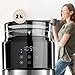 Barista Cafetera de café negra con pantalla táctil digital 800W + trituradora integrada y jarra isotérmica Imagen de Barista Cafetera de café negra con pantalla táctil digital 800W + trituradora integrada y jarra isotérmica